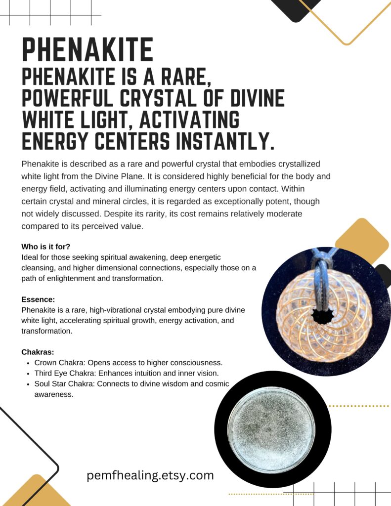 Phenakite: The Crystallization of Divine White Light