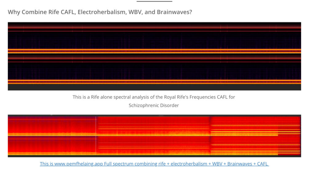 Full spectrum frequencies vs. simple rife ferquency